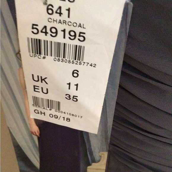 Alfred Angelo Gray Sleeveless Dress - Picture 4 of 5